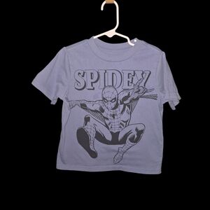 Marvel Kids Short Sleeve Spidey Graphic Tee - Medium Blue Sz 4T